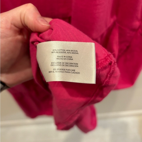 Gap Women’s Lightweight Tiered Layered Sleeveless Summer Dress in Pink Size Med - Picture 8 of 13